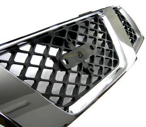 Nissan Navara D40 . Pathfinder Front Grille - CHROME & BLACK Preview